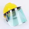 Suporte de borda de alumínio tela facial com tampa polimento tela facial corte polimento anti-respingo borda de alumínio suporte de PVC máscara