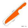 Cuchillo de fruta de plástico para niños, cuchillo serrado para pastel y pan, cuchillo para verduras y frutas, cuchillo de cocina para educación temprana en jardín de infancia, cuchillo de juguete para pelar