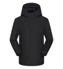 Cortavientos Personalizado Estampado de Logo Otoño Invierno Exterior Grupo Forrado de Polar Engrosado Bloqueo de Color Ropa de Trabajo Hecho a Medida Ropa de Trabajo Chaqueta