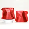 Bolsa de embalaje para café con forma de diamante con válvula de aire, cremallera lateral de forma especial, sellado de granos de café, a prueba de humedad, conservación de la frescura, bolsa de grado alimenticio