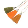 Chapéu Boca de Peixe 8cm Borla Artesanal Saco de Festival do Barco-Dragão Bolsa de Fragrância Pingente para Roupa Acessório de Leque Borla Pendurada Pequena Borla