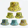 Sombrero de Pescador Pato Amarillo Celebridad de Internet, Sombrero de Sol Reversible Vintage con Protección Solar, Sombrero de Cubo Hip-Hop Versátil para Exteriores Unisex