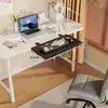 Tablero de extensión de escritorio para escritorio de oficina, plegable y expandible, bandeja para teclado sin taladro, estante de almacenamiento de expansión para encimera