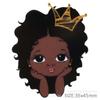 Patch de Grampo de Cabelo de Menina Negra Acrílico Desenho Animado Acessórios de Joias DIY, 1Yc35531
