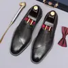 Sapatos de couro tamanho grande, couro bovino genuíno, estilo slip-on, adequados para uso business casual, mocassins da moda, sapatos sociais formais, sapatos masculinos