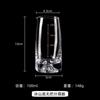 Dispensador de Vino Blanco de Cristal de Alta Gama Jinshan con Lámina de Oro y Escala Set de Vino Espeso Fábrica de Hogar al por Mayor