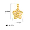Pingente Único de Cobre Micro-Incrustado Fundido Estilo Joia de Luxo Leve Coração Oval Incrustado com Pedras Preciosas Coloridas Diamante Completo Acessórios para Colar DIY