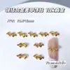 Accesorios para Uñas de Aleación de Color Galvanizado, Decoraciones para Uñas de Moño de Cinta de Venta Caliente Transfronteriza