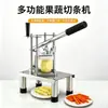 Cortador de Batata Transfronteiriço Cortador de Legumes Multifuncional Cortador de Batata Frita 3 Lâminas Cortador de Imprensa Comercial