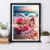 Comercio exterior transfronterizo DIY 5D pintura de diamantes diamantes completos paisaje flor mosaico bordado pintura decorativa fabricantes al por mayor
