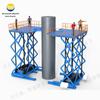 Plataforma de montagem vertical industrial motor elétrico acionamento alta precisão corrente rígida elevador tesoura
