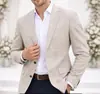 Nueva Chaqueta de Traje a Cuadros de Fila Única con Dos Botones de Comercio Exterior Transfronterizo para Hombre, Parte Superior de Traje Casual Ajustada para Hombre