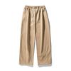Calça Casual Engrossada com Forro de Fleece, Novo Estilo Outono e Inverno, Design Plissado, Calça Longa Fluida, Calça de Moletom Solta com Cordão Estilo Japonês