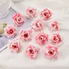 Cabeça de flor rosa simulação diy guirlanda de pulso decoração acessórios de rosa arranjo de casamento flor cabeça de rosa