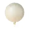 Balão de Alumínio Redondo de 18 Polegadas Cor Lisa Cor Sólida Casamento Festa Festival Decoração Balão Atacado