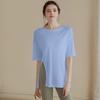 Blusa deportiva holgada de talla grande para mujer, para correr, manga corta, secado rápido, para yoga, fitness, primavera y verano.