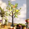 Cadena de Luces para Árbol de Pascua Popular de Amazon con Caja de Baterías, Cadena de Luces de Huevo de Pascua Camelia de 60cm