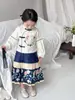 Novedades de Primavera 2025 10 AM del día 15Conjunto Hanfu para Niña Falda Traje Ma Mian Tang para Niños