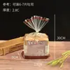 Saco para assar pão torrada atacado sobremesa confeitaria biscoito saco plástico alimento OPP bolso plano transparente