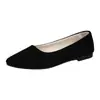 Zapatos Planos para Mujer 2026 Primavera/Verano Nuevo Estilo Puntiagudos Poco Profundos Mocasines Gamuza Talla Grande Zapatos de Mujer Exportación Zapatos de Trabajo