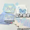 Fundo de papel para bolsa de pintura de alto valor de cor, gradiente, papel de nota de borboleta, não adesivo, estilo ins para estudantes, material para diário de mão, atacado