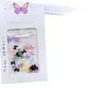 Arte de Uñas con Lazo Largo de Cinta Color Gelatina con Pajarita Transparente Hielo Estilo Ins Resina DIY Usable Lazo de Color Sólido