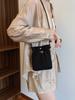 Bolsa pequena transversal feminina, bolsa de ombro em tecido oxford, estilo novo para o verão de 2024, bolsa pequena para celular, bolsa de pano para caminhada