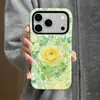 Funda de Pintura al Óleo Flor de Loto Dos en Uno para iPhone 17 Pro Max, Apple 15 Pro/16