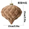 Bolas de Navidad Aterciopeladas de Tamaño Grande, Multicolor, de Forma Única, Adornos Navideños Pintados para Árbol, Bolas Decorativas para Ambiente Festivo, Personalizables