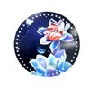 Nova 3mm perfurado dupla face impresso cristal impresso acrílico placa artesanal diy rattan cesta tecida placa inferior acessórios de hardware