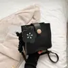 Bolsa de Ombro Versátil e Fashion 2025 Nova Moda Bolsa Transversal Cor Contrastante Bolsa Quadrada Pequena Bolsas Mini Bolsa Pequena