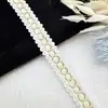 Novo Estilo Renda Estilo Chanel com Bordas de Oito de Ouro e Prata para Decoração de Roupas, Fitas de Tecido, Sapatos, Chapéus, Bolsas e Acabamento de Cortinas