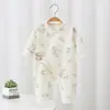 Envío Gratis Ropa de Mariposa para Recién Nacidos Tipo A de Algodón Puro Estilo para Todo el Año 0-6 Meses Mono para Bebé Pantalones Harem para Bebé Recién Nacido