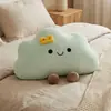 Almohada con Forma de Nube Transfronteriza para Niñas, Peluche, Cojín para Dormitorio, Cojín Lumbar para Sofá, Decoración de Cabecera de Cama
