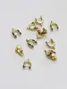 Clip de cobre fundido hebilla de goteo color dorado chapado hecho a mano diy borla de pasador de pelo antiguo material de pendientes tienda del gato feo