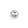 Cuentas redondas de plata de ley 925 lisas cuentas redondas transfronterizas cuentas cuentas cuentas cuentas accesorios para joyería DIY al por mayor materiales hechos a mano