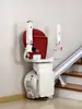 Elevador de Assento Linear para Corredor para Idosos Subir Escadas para Transporte em Vilas para Uso Doméstico Subir e Descer Escadas Totalmente Automático e Sem Barreiras