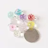 Pequeños accesorios de joyería collar pulsera material para collar diy flor seca bola de cristal flor estudiante femenina casero tejido 12mm
