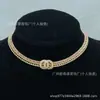 Corrente de Suéter de Pérolas com Letras C Duplas Estilo Chanel de Luxo para Mulheres, Corrente de Pescoço de Luxo Europeia e Americana, Venda Direta do Fabricante
