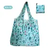 Bolsa de Tote de Compras Floral Grande de 190t en Stock de Gran Venta, Bolsa de Poliéster al por Mayor, Bolsa Plegable, Bolsa de Regalo Promocional