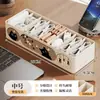 Caja de Gestión de Cables de Escritorio Cargador de Teléfono Móvil Power Bank Hub Gran Capacidad Compartimentos Multifuncionales Caja de Almacenamiento de Cables de Datos