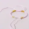 Pulseira de Fio Vermelho com Nó Vajra Estilo Xizang Tecida à Mão para Homens e Mulheres, DIY para o Ano de Nascimento, Adequada para Usar com Joias de Ouro, Pulseira Semi-Acabada