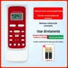 Controle Remoto Universal para Todas as Marcas de Ar Condicionado, Adequado para Várias Marcas de Controles Remotos de Ar Condicionado Inteligentes Infravermelhos Sem Fio