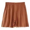Pijama de Verano para Mujer de Nuevo Estilo Dropshipping, Shorts Deportivos para el Hogar de Longitud 3/4, Pantalones Casuales Simples