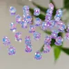Accesorios para pendientes DIY de zirconita de trébol de cuatro hojas de la suerte en capas de 5A, artículo de venta caliente en transmisiones en vivo, gemas de Wuzhou
