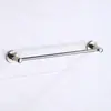 Barra de Toalla de Acero Inoxidable Barra Única Toallero para Inodoro Baño Toallero de Baño Colgador de Baño Requiere Perforación