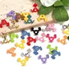 Novo Suporte de Flores Colorido de Acrílico Estrela de Cinco Pontas Flor Flor Holder Corrente para Celular DIY Caneta com Contas Buraco Central Suporte de Flores Acessórios de Joalheria