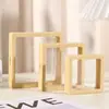 Película transparente de PE caja flotante para joyería caja de embalaje para uñas postizas caja de almacenamiento de exhibición de joyería para anillos collares venta al por mayor