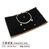 Caja para Juego de Joyería de Terciopelo de Doble Apertura Caja para Joyería Juego de Tres Piezas Caja de Almacenamiento Caja para Joyería Juego Grande Caja de Embalaje para Collar de Perlas