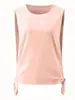 Chaleco Deportivo Transpirable de Secado Rápido para Mujer Blusa de Fitness con Abertura y Tirantes Ropa de Yoga Top Holgado sin Mangas para Exteriores